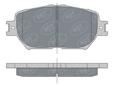 SP275PR SCT - MANNOL Комплект тормозных колодок, дисковый тормоз