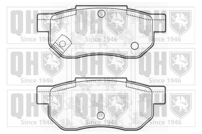 BP448 QUINTON HAZELL Комплект тормозных колодок, дисковый тормоз