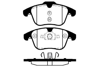 RA08940 RAICAM Комплект тормозных колодок, дисковый тормоз