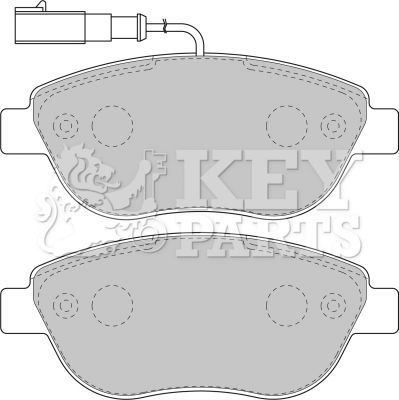 KBP1717 KEY PARTS Комплект тормозных колодок, дисковый тормоз