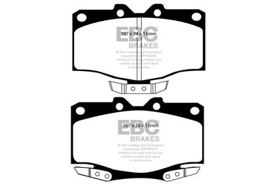 DP994 EBC Brakes Комплект тормозных колодок, дисковый тормоз