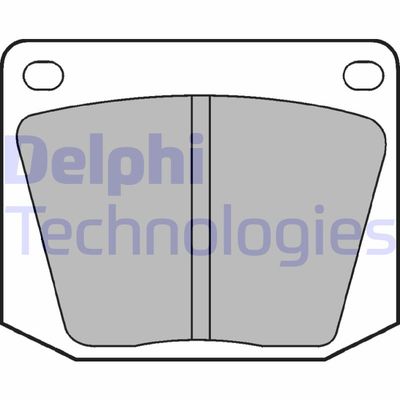 LP32 DELPHI Комплект тормозных колодок, дисковый тормоз