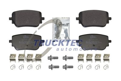 0235625 TRUCKTEC AUTOMOTIVE Комплект тормозных колодок, дисковый тормоз