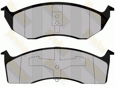 PA1137 Brake ENGINEERING Комплект тормозных колодок, дисковый тормоз