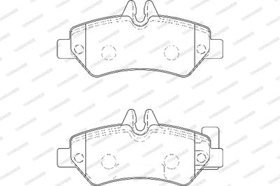 WBP29190A WAGNER Комплект тормозных колодок, дисковый тормоз