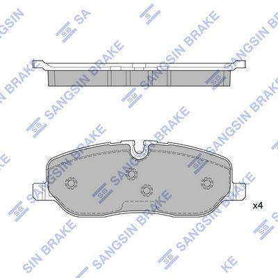 SP2236 Hi-Q Комплект тормозных колодок, дисковый тормоз