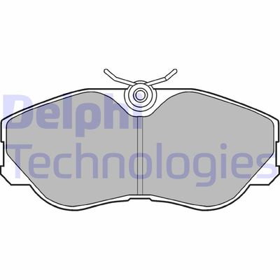 LP956 DELPHI Комплект тормозных колодок, дисковый тормоз