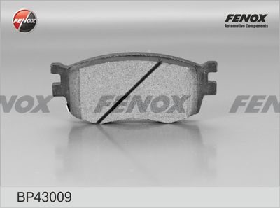 BP43009 FENOX Комплект тормозных колодок, дисковый тормоз