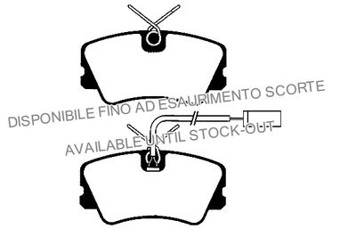 RA03381 RAICAM Комплект тормозных колодок, дисковый тормоз