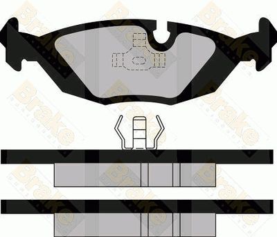 PA501 Brake ENGINEERING Комплект тормозных колодок, дисковый тормоз