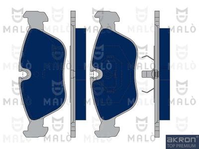 1050317 AKRON-MALÒ Комплект тормозных колодок, дисковый тормоз