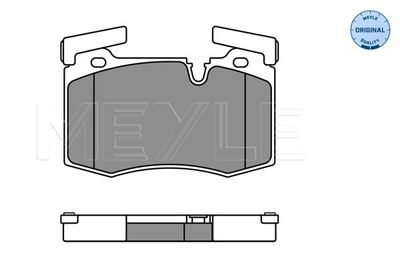 0252447814 MEYLE Комплект тормозных колодок, дисковый тормоз