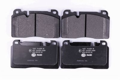 8DB355021331 HELLA PAGID Комплект тормозных колодок, дисковый тормоз