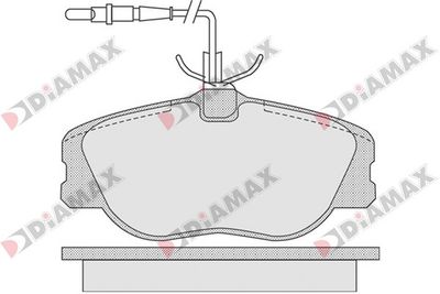 N09325 DIAMAX Комплект тормозных колодок, дисковый тормоз