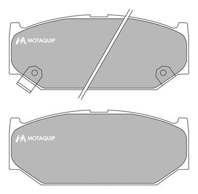 LVXL1737 MOTAQUIP Комплект тормозных колодок, дисковый тормоз