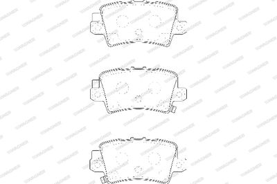 WBP24086A WAGNER Комплект тормозных колодок, дисковый тормоз
