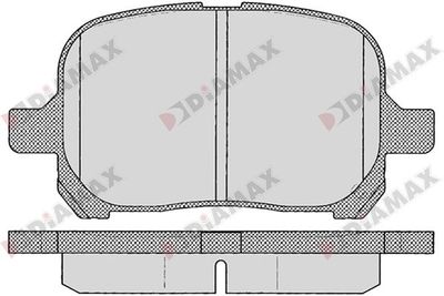 N09747 DIAMAX Комплект тормозных колодок, дисковый тормоз