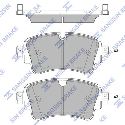 SP4112 Hi-Q Комплект тормозных колодок, дисковый тормоз