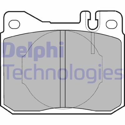 LP221 DELPHI Комплект тормозных колодок, дисковый тормоз