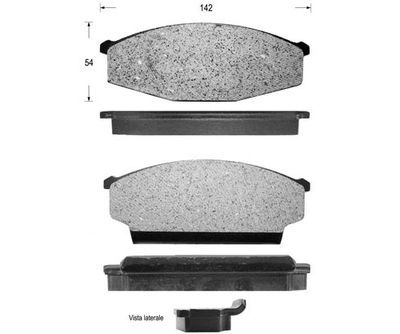 FK1020 KAISHIN Комплект тормозных колодок, дисковый тормоз