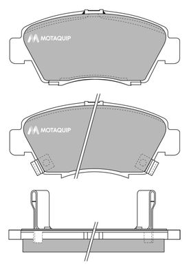 LVXL874 MOTAQUIP Комплект тормозных колодок, дисковый тормоз