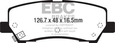 DP33041C EBC Brakes Комплект тормозных колодок, дисковый тормоз