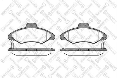 342004BSX STELLOX Комплект тормозных колодок, дисковый тормоз