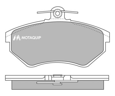 LVXL690 MOTAQUIP Комплект тормозных колодок, дисковый тормоз