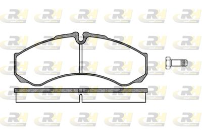 265110 ROADHOUSE Комплект тормозных колодок, дисковый тормоз