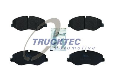 0235497 TRUCKTEC AUTOMOTIVE Комплект тормозных колодок, дисковый тормоз