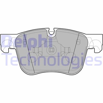 LP2690 DELPHI Комплект тормозных колодок, дисковый тормоз