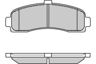 120563 E.T.F. Комплект тормозных колодок, дисковый тормоз