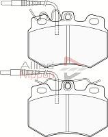 ADB1191 COMLINE Комплект тормозных колодок, дисковый тормоз