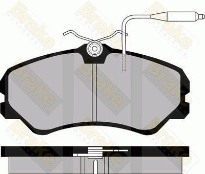 PA520 Brake ENGINEERING Комплект тормозных колодок, дисковый тормоз