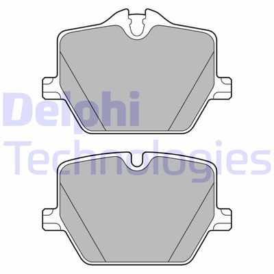 LP3604 DELPHI Комплект тормозных колодок, дисковый тормоз