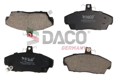 324009 DACO Germany Комплект тормозных колодок, дисковый тормоз