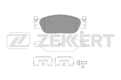 BS3064 ZEKKERT Комплект тормозных колодок, дисковый тормоз