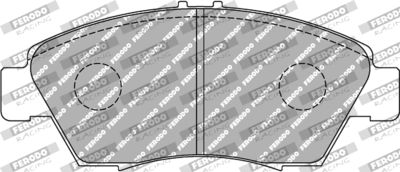 FCP776R FERODO RACING Комплект тормозных колодок, дисковый тормоз