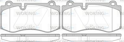 P1302310 WOKING Комплект тормозных колодок, дисковый тормоз