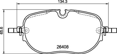 P85195 BREMBO Комплект тормозных колодок, дисковый тормоз