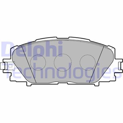 LP3273 DELPHI Комплект тормозных колодок, дисковый тормоз