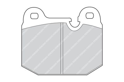 FDB192 FERODO Комплект тормозных колодок, дисковый тормоз