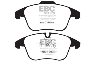 DP22040 EBC Brakes Комплект тормозных колодок, дисковый тормоз