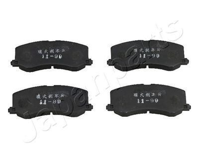 PA896AF JAPANPARTS Комплект тормозных колодок, дисковый тормоз