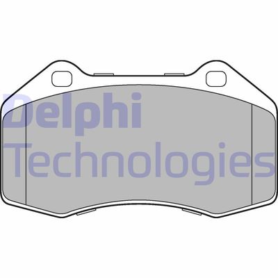 LP3195 DELPHI Комплект тормозных колодок, дисковый тормоз