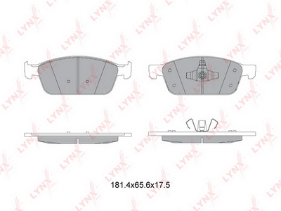 BD3036 LYNXauto Комплект тормозных колодок, дисковый тормоз