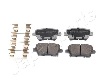 PP0407AF JAPANPARTS Комплект тормозных колодок, дисковый тормоз