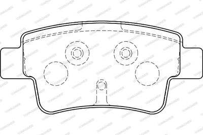 WBP24349B WAGNER Комплект тормозных колодок, дисковый тормоз