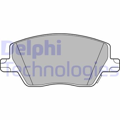 LP3289 DELPHI Комплект тормозных колодок, дисковый тормоз