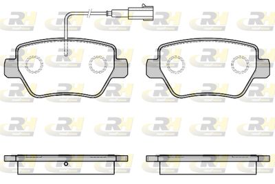 2169401 ROADHOUSE Комплект тормозных колодок, дисковый тормоз